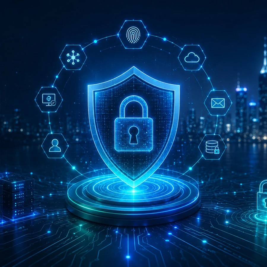 Cybersecurity specialists protecting enterprise environments